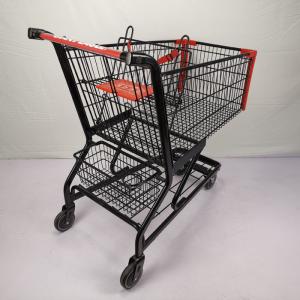 Quality American Multifunctional Large Metal Trolley Warehouse Supermarket Store Shopping Cart wholesale