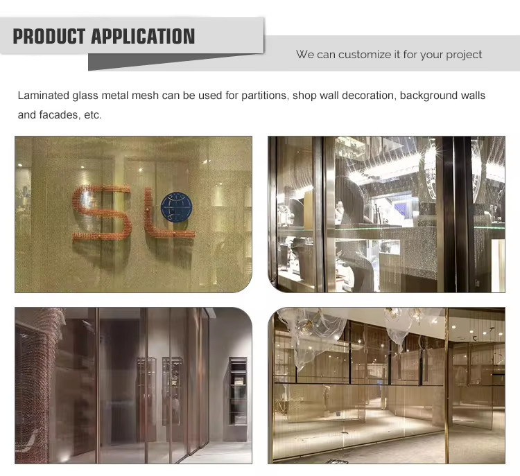 Customizable Woven Mesh Fabric For Laminated Glass High Temperature Resistant