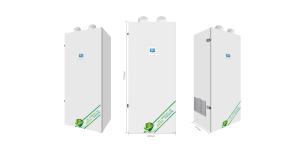Quality Vertical 500 CMH Energy Recovery Ventilation Heat exchange System wholesale