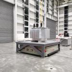 Industrial Raw Material Trackless Transfer Trolley 3 Tons Hydraulic Table Lift