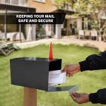 Stylish Post Box for Outside Perfect Standing Modern Design Mailbox for House