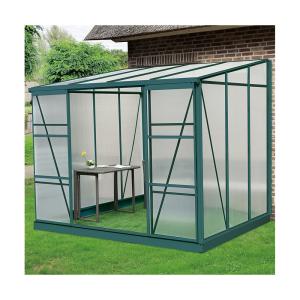 Quality UV Protecting PVC Frame Greenhouse , 8x8 6x8 Polycarbonate Greenhouse wholesale