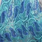 F50279 51"-52" customizable chemical lace embroidery fabric for wedding dress/