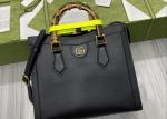 DIANA 27cm Length Bamboo Tote Bag Elegant Temperament Cross Body