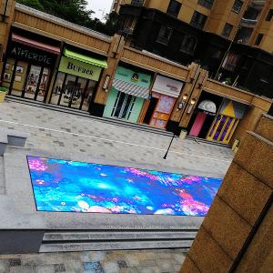 Quality Indoor outdoor P3.91 P4.81 P6.25 interactive dance floor led display screen HD floor tile screen wholesale