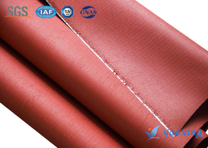 Silicone Rubber Fireproof Fiberglass Fabric Flame Retardant Gray