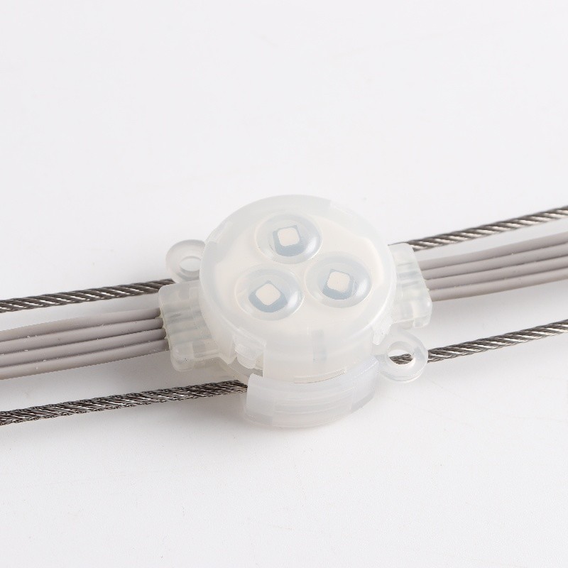 Permanent Aluminum Track RGB 30mm 24V LED Pixel Lights for Outdoor Holiday Decor IP67 Rated