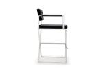 Wear Resistant PU Leather 0.57m3 25KGS Modern Bar Stools