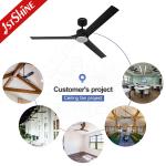 220V 240V 50HZ Plastic Ceiling Fan With Lights 37.6W DC Motor 5 Speed