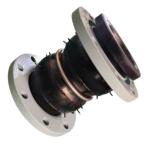 DN200 Pressure Resistant Double Ball Rubber Joint With Booster Ring