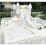 Indoor Playground Inflatable Soft Play Equipment Party White Ball Pit For Kids