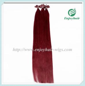 Quality Nail U-Tip Hair 10&quot;-28&quot; 100s/pack 530# color Straight Human Hair malaysian hair extension wholesale