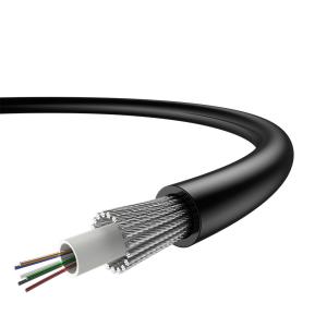 Quality Optical Steel Wire Armored FTTH Fiber Cable Uni Tube Single Jacket wholesale