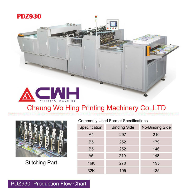 CWH Exercise Book Binding Machine 8mm Max Book Thickness Easy To Operate