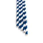 Cocktail Drinking Biodegradable Paper Straw 6*197mm Eco friendly