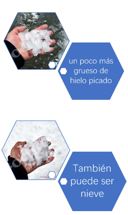 50kg 100kg Trituradora de hielo de bloques industriales Focusun rendimiento eficiente