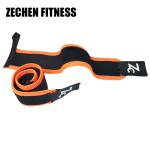 Cotton Black Elastic Wrist Straps 45cm Gym Wrist Support Wraps Weight Lifting