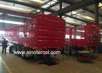 3 Axles Semi Truck And Trailer 50T Semi Trailer Transport