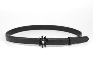 Quality Ladies 20mm Genuine Leather Slimming Belt With Flower Buckle wholesale
