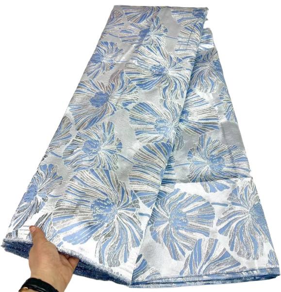 2023 Fashion African Brocade Fabric Jacquard Damask Design Brocade Jacquard
