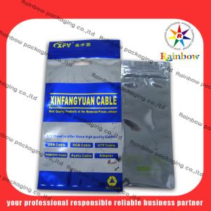 Quality Zipper Transparent Anti Static Bag Plastic PET / VMPET Gravure Trap Printed wholesale