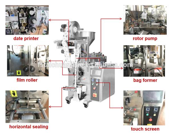 coconut making milk sachet washing filling detergent 200 gram powder packing