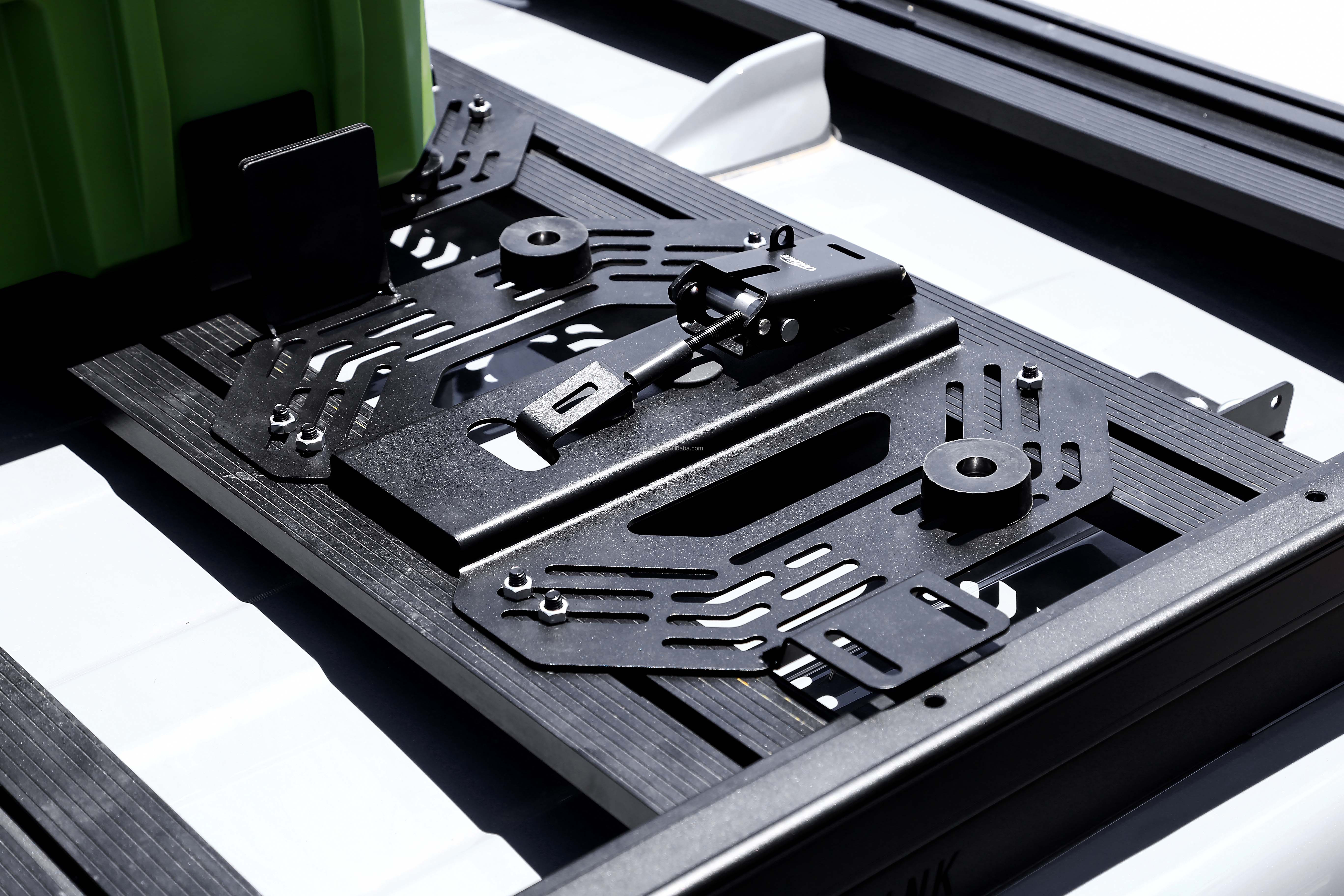 Carbon Steel Roof Rack Mounted Storage Tool Box Bracket for Offroad 4x4 Accessories