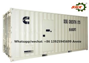 Quality Three Phase 1000KW Industrial Container Diesel Genset Water Cooled 400V wholesale