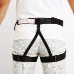 CE 2002 Certified Half Body Safety Belt Harness for Rock Climbing Wall