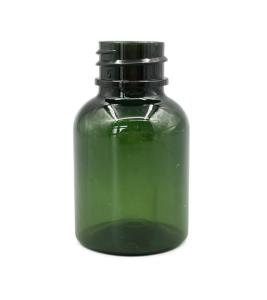 Quality 30ml Amber Dropper Bottle Boston PET 50ml Round Shoulder Silk Screening wholesale