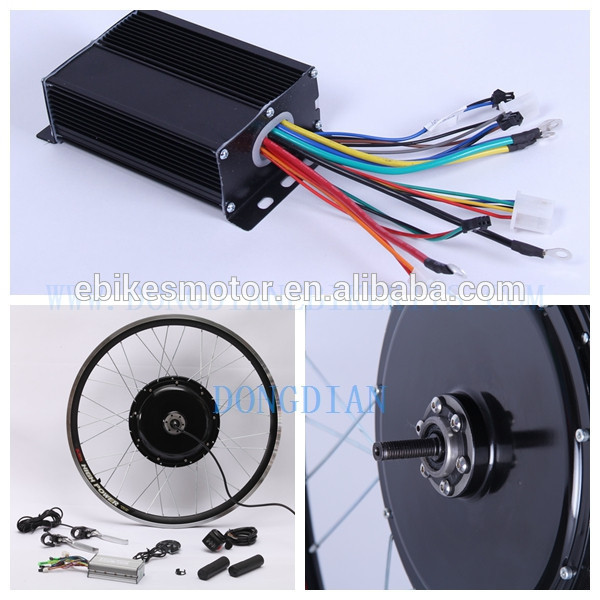48v 1000w brushless hub motor, in front wheel motor 16'' complete kits