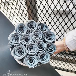 Quality Velvet Style Eternal Flower Box Wedding Home Decor The Best Gift To Accompany Her Preserved Flower For Valentines Day wholesale