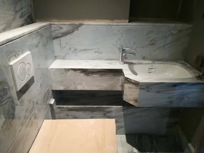 Italy Cipollino Ellas 18mm light green base with beautiful veins for tile tops