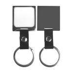 Custom Logo Aluminum Sublimation Keychain Blanks With Printable Metal Insert