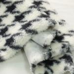 Printed Patterned Sherpa Fleece Fabric 300gsm 150D For Blankets