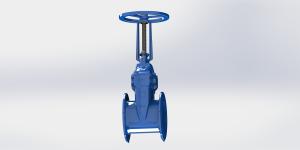 Quality Fusion Bonded Epoxy Coated Outside Screw Yoke Gate Valve With Rubber Wedge wholesale