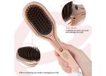42W Electric Hair Brush Straightener PTC Heater Plastic Aluminum Material