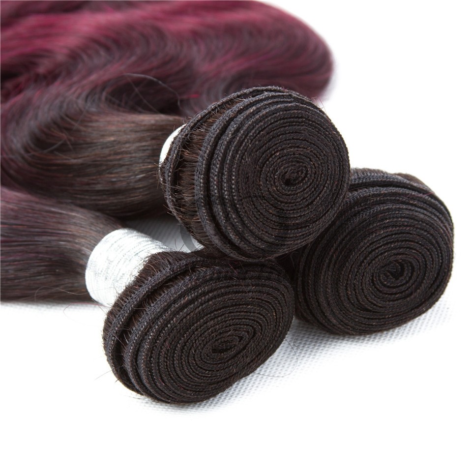 #T1B/99J Body Wave Remy Human Hair Bundles Sew In Weave Bundles Brazilian Bundle Deals