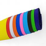 Neatly Cut Wavy Corrugated Colored Cardstock Paper