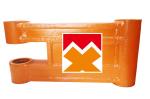 Orange Ex300 Komatsu Excavator Bucket Link ISO9001 Certified