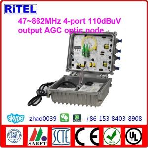 Quality CATV 1G Bi-directional AGC Outdoor Optic Receiver 4-port ON-4 wholesale