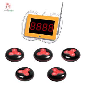 Quality Hot sale best price wireless calling system display receiver with 3 keys call button wholesale