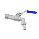 Straight Through Type Stainless Steel Thread Valve Faucet with Floating Ball