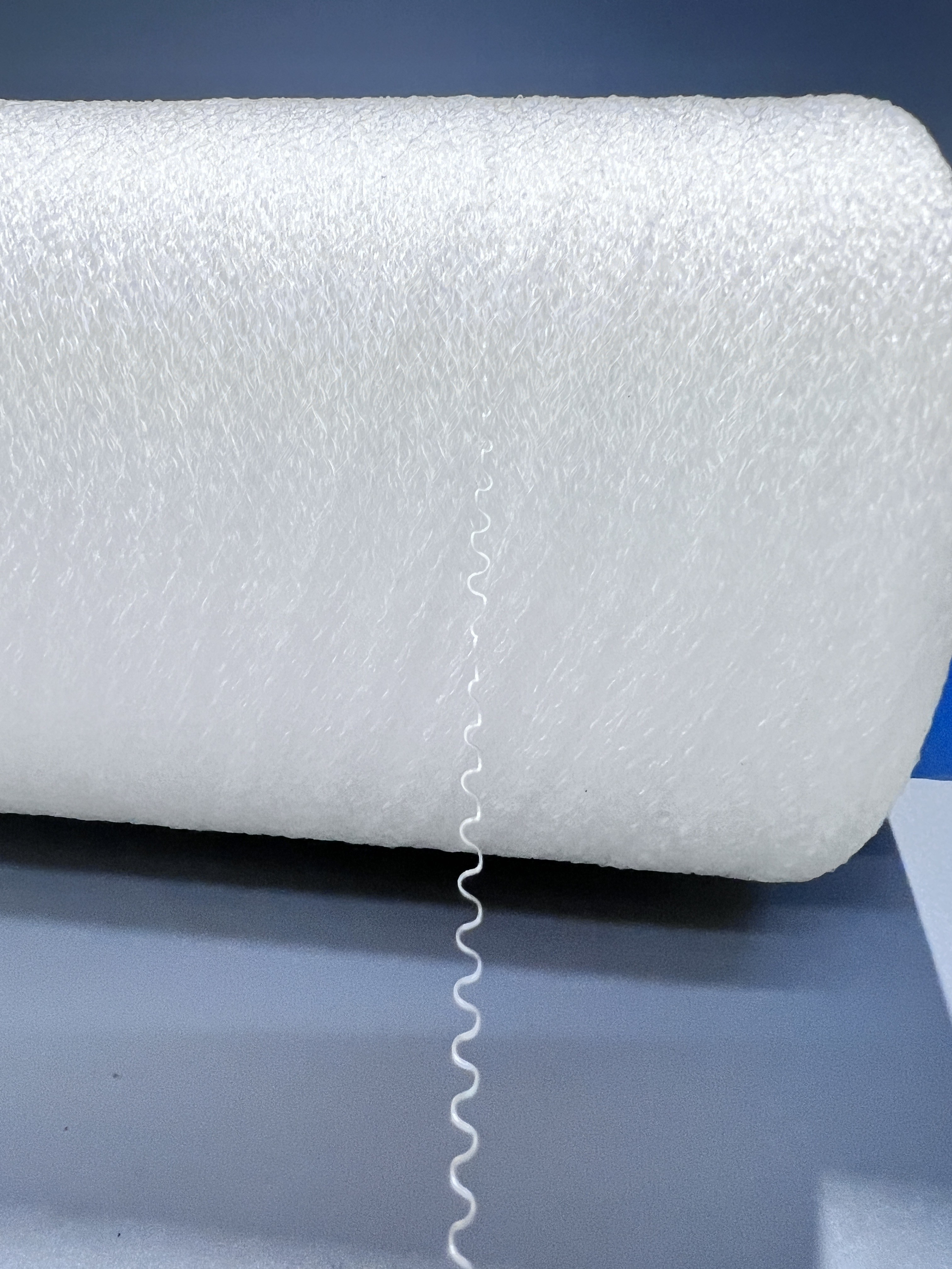 0.15mm Polyamide Nylon Monofilament Yarn Filament FDY Curly Twisted