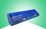 Chocolate Long PDQ Trays , Cardboard Display Trays with Tires Strong Design To