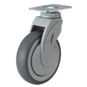 Quality 06-Medical caster plate swivel silence TPR casters wholesale