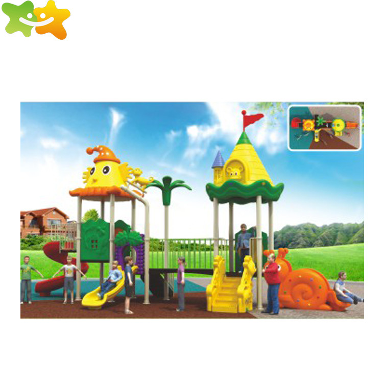 Public Park Plastic Playground Slide For Outdoor Playground