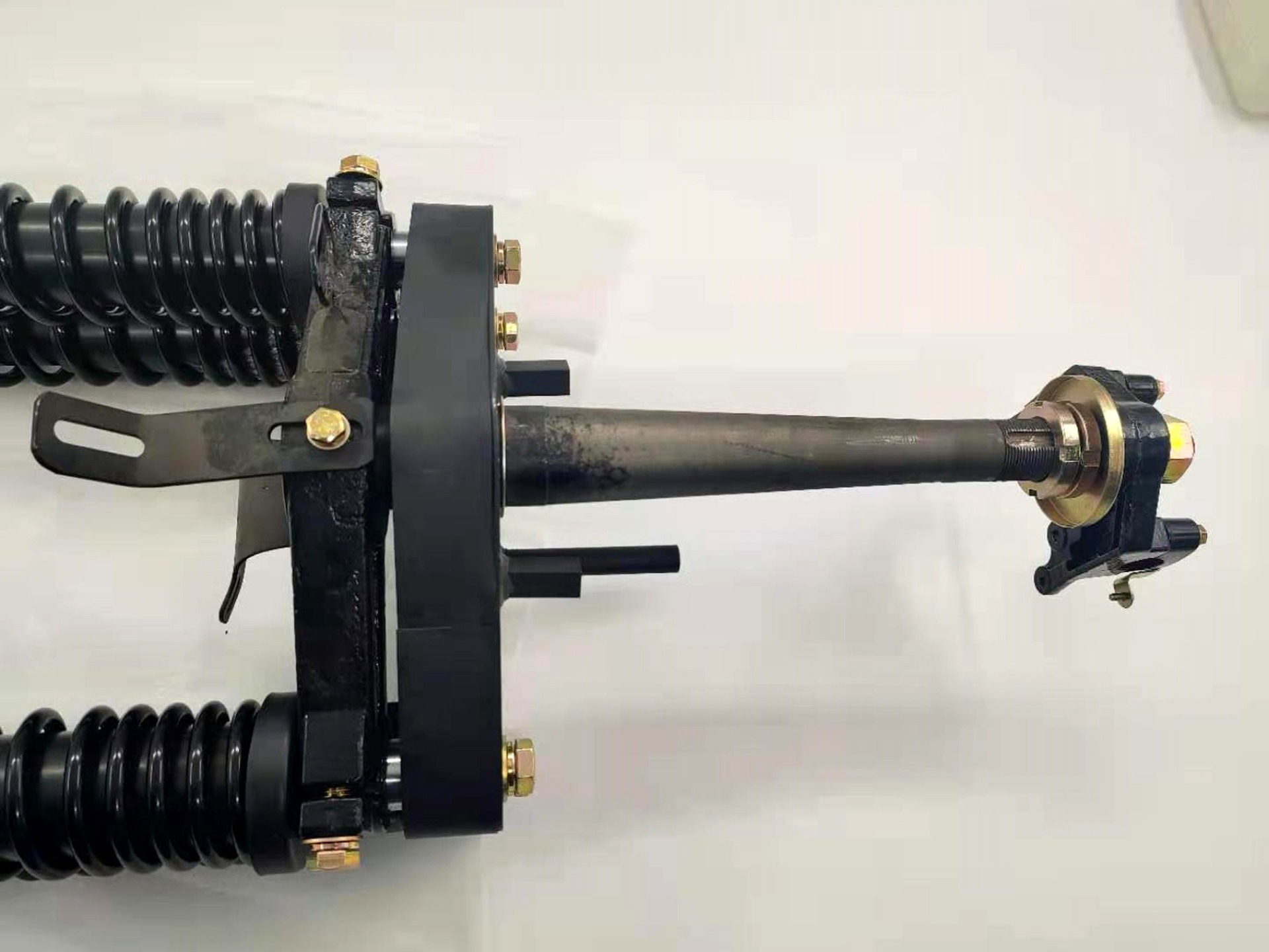 Double Spring Hydraulic Front Shock Absorber for Van Motorcycle Covered Truck Tricycle