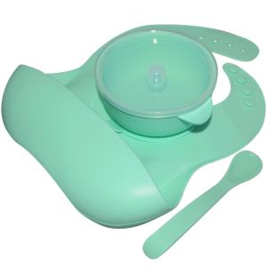 Quality MHC Silicone Baby Feeding Set Ergonomic Design Lightweight Non Toxic wholesale