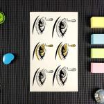 AB glue Transfer Decal Stickers Waterproof Custom Tattoo Stickers